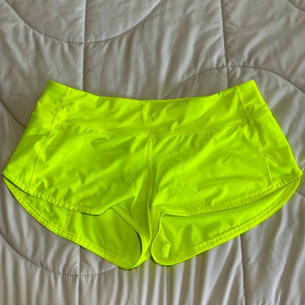 Lululemon Speed Up Low Rise 2.5 inch Hot Pink
